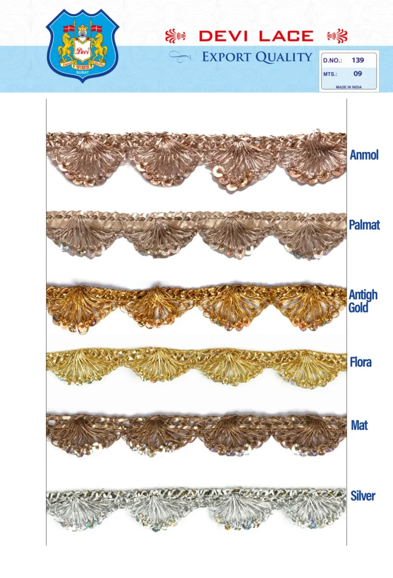 Devi Lace: Unveiling the Artistry of Handmade Elegance in Fancy Lace Designs in Anmol At 9 MTS
