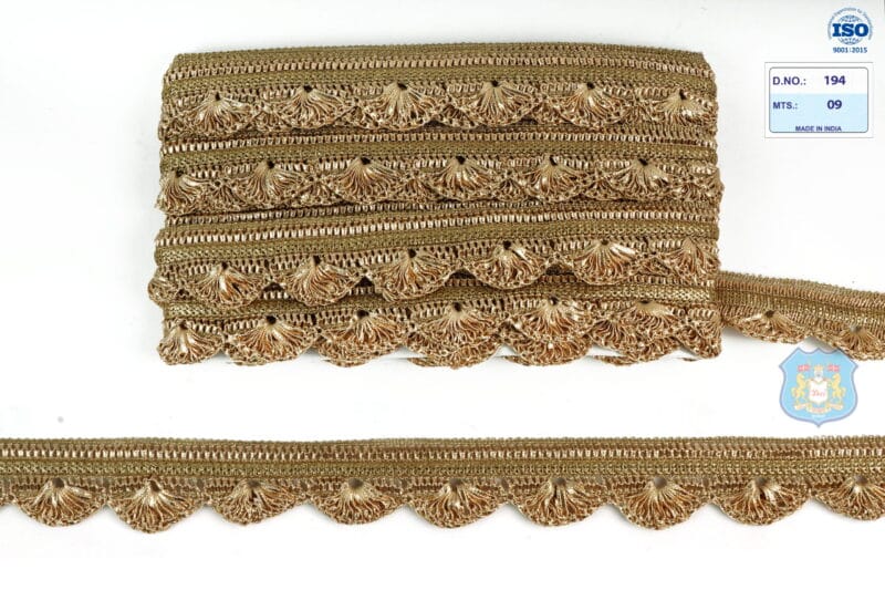 Devi Lace Handwork Pankha Lace Border 9 Mts | Heavy Saree Trim | Fancy Wedding Wear Lace