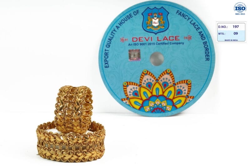 Devi Lace Premium Fancy Lace Border  – 9 Meters for Sarees, Dupattas, Kurtis, Blouses,