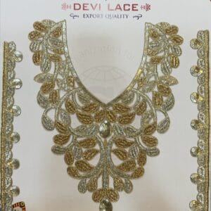 Devi Lace Luxury Neck Embroidery With Sleve – Designer Kurtis & Suits (1Pcs)