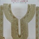 Stylish Nake Embroidery With Sleve for Neckline Embellishment – Tailors Designer Kurtis & Suits (1Pcs)