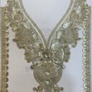 Devi Lace Royal Embroidery Neck With Sleve – for Suit Neck Designs (1 Pcs)