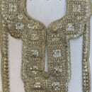 Embroidered Neck Embroidery With Sleve by Devi Lace  – Ideal for Designers & Crafters (1Pcs)
