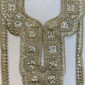 Embroidered Neck Embroidery With Sleve by Devi Lace  – Ideal for Designers & Crafters (1Pcs)