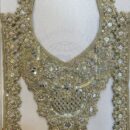 Devi Lace Mirror,Beads & Dimond Work Embroidery Neck With Sleve – Fancy Kurtis & Dress (1 Pcs)
