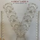 Devi Lace White Textured Embroidery Neck With Sleve – Crafted for Neck Design Lovers (1 Pcs)