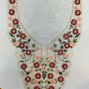 Devi Lace Delicate Colour Premium Zari & Thread Neck Lace – Ideal for Dress & Kurtis(1 Pcs)