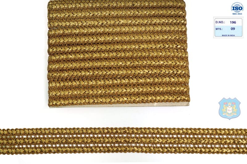 Devi Lace Premium Fancy Lace Border – 9 Meters for Sarees, Dupattas, Kurtis, Blouses, DIY Crafts & Home Decor