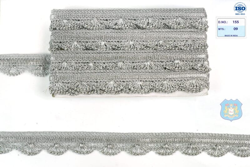 Devi Lace Zari Lace Border for Saree & Lehengas | Designer Trim | Fancy Lace for Dress