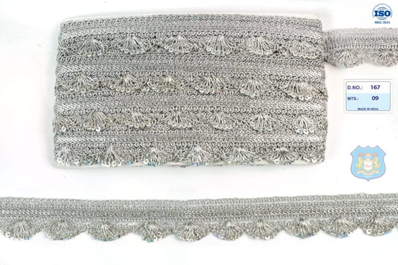 Devi Lace Fancy Handwork Pankha Lace for Ethnic Wear | Fancy Border for Kurti & Dupatta 9 Mts
